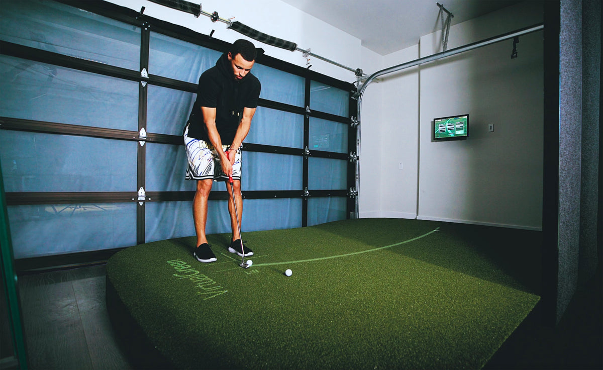 Steph Curry using the Virtual Green